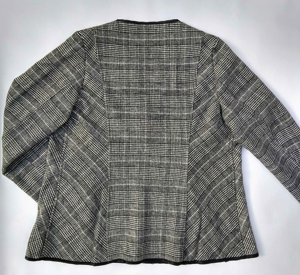 Saco escoses lana con vivo negro - Imagen 3