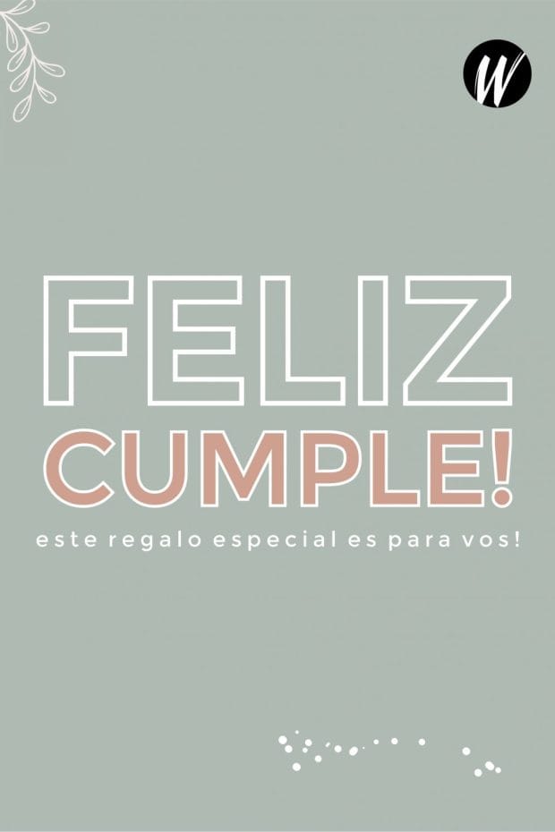 Gift Card Feliz Cumple
