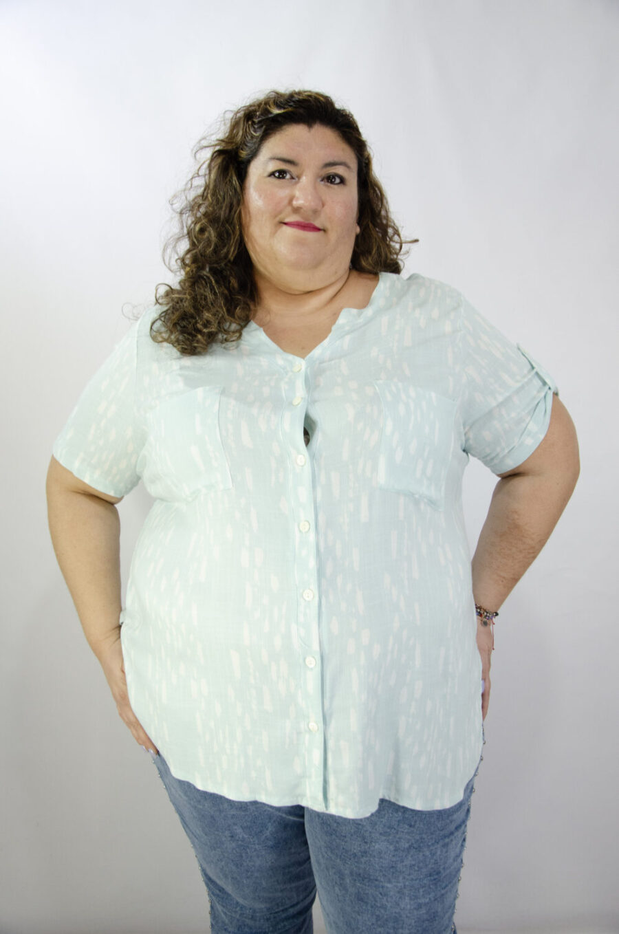 Aqua Camisa