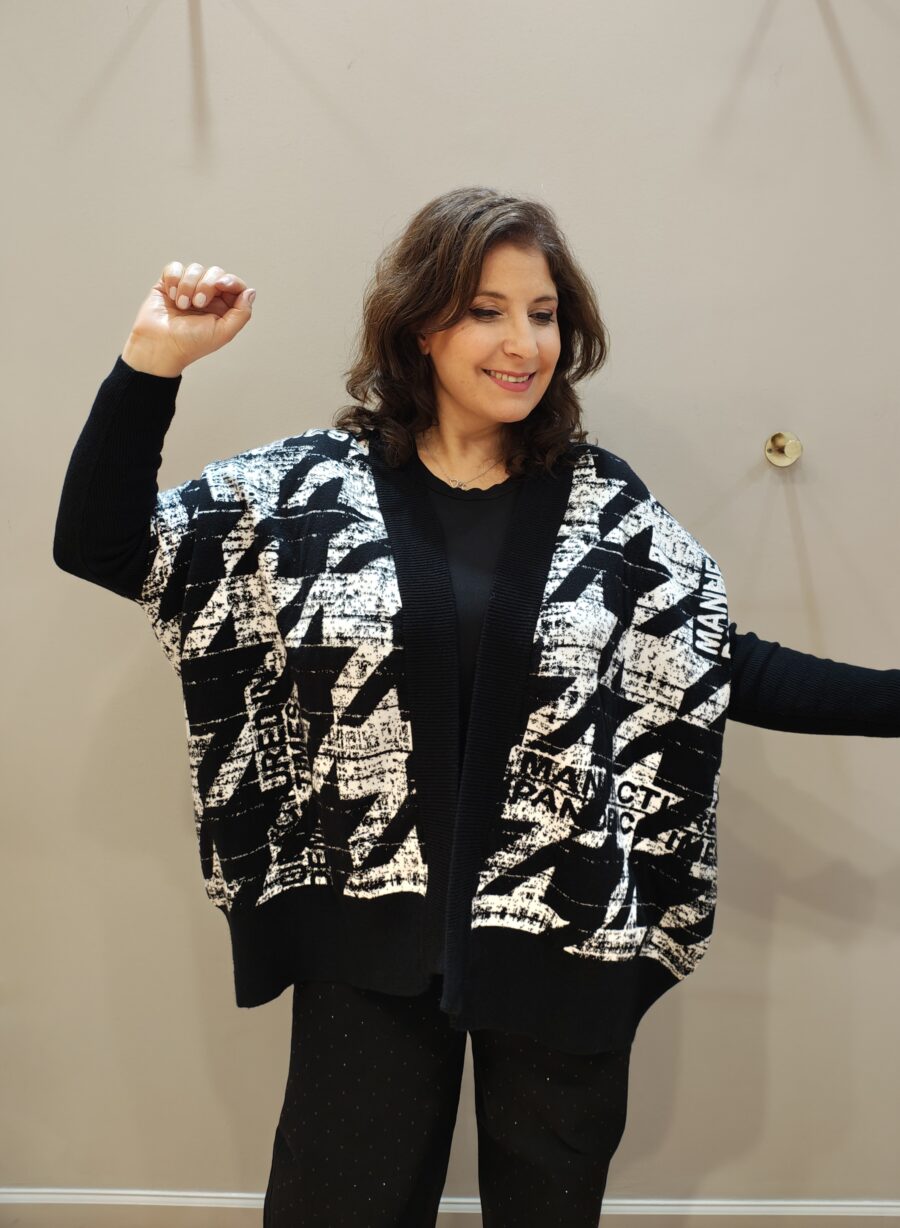 Jaquard Saco Poncho.