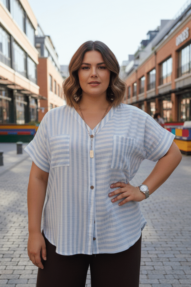 Overside  Camisa rayas