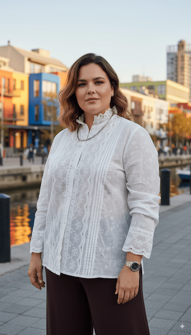 Glisina Camisa Broderie