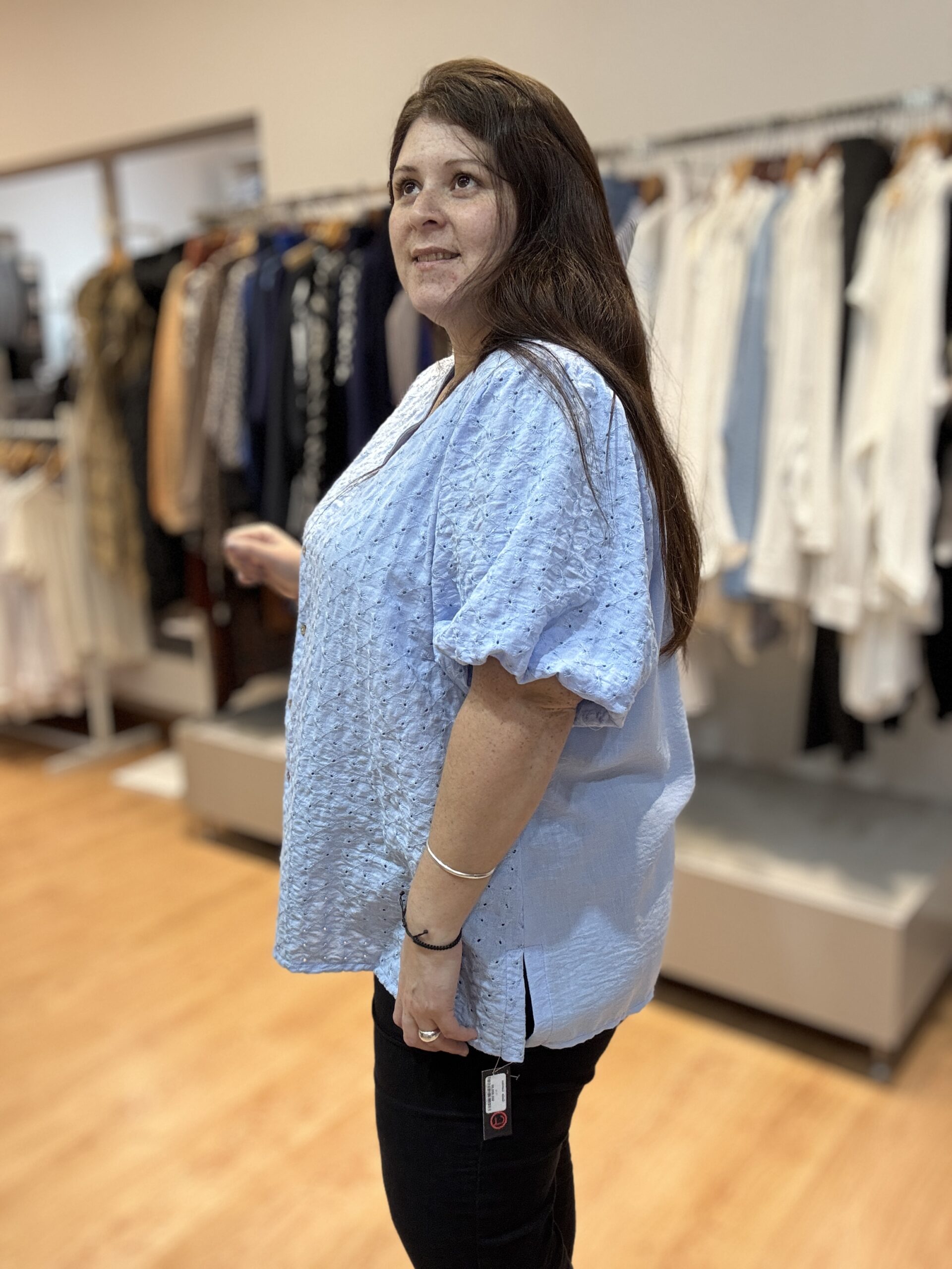 Galia Camisa Broderie - Imagen 3