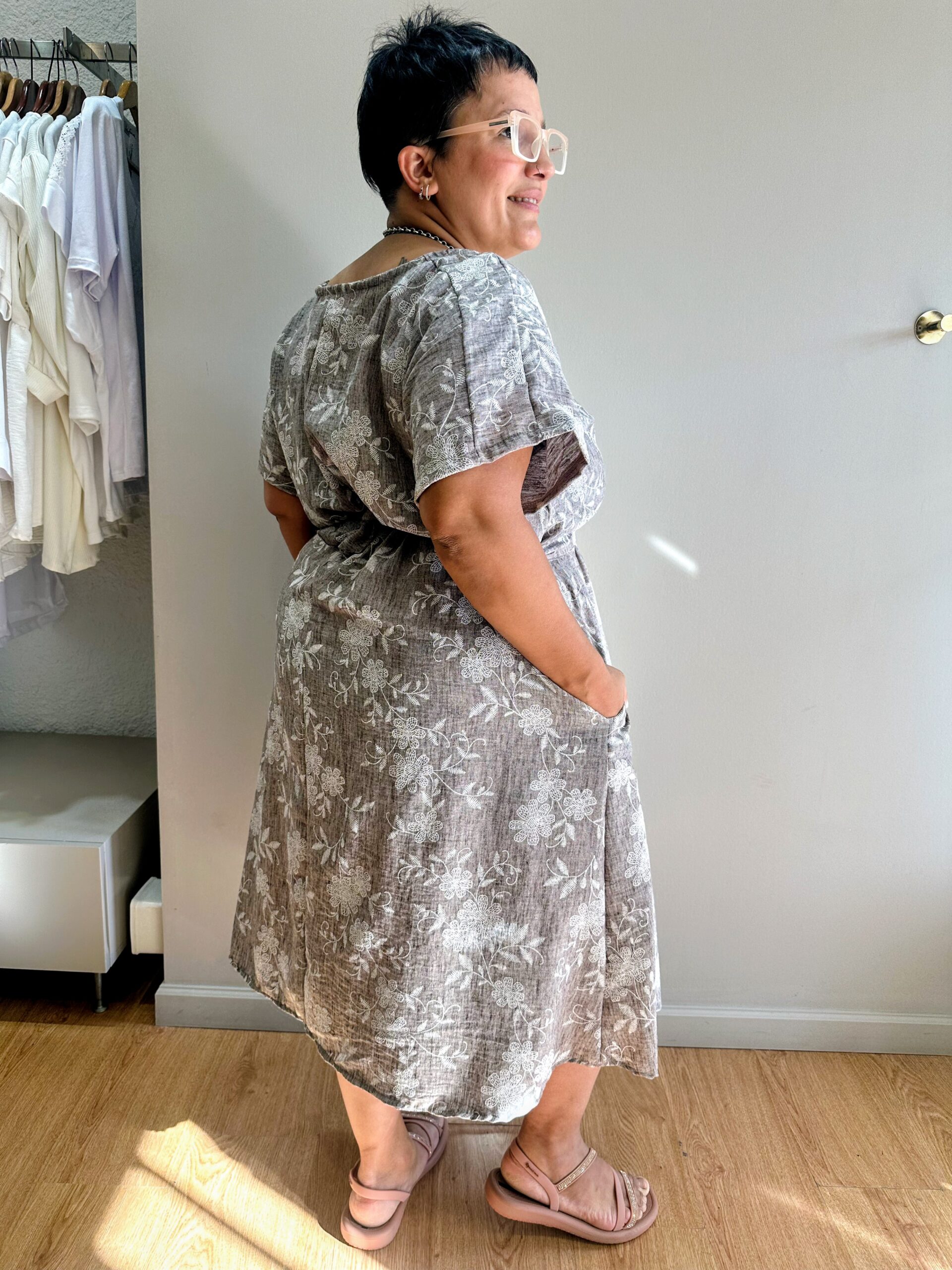 Greta Vestido Bordado - Imagen 4