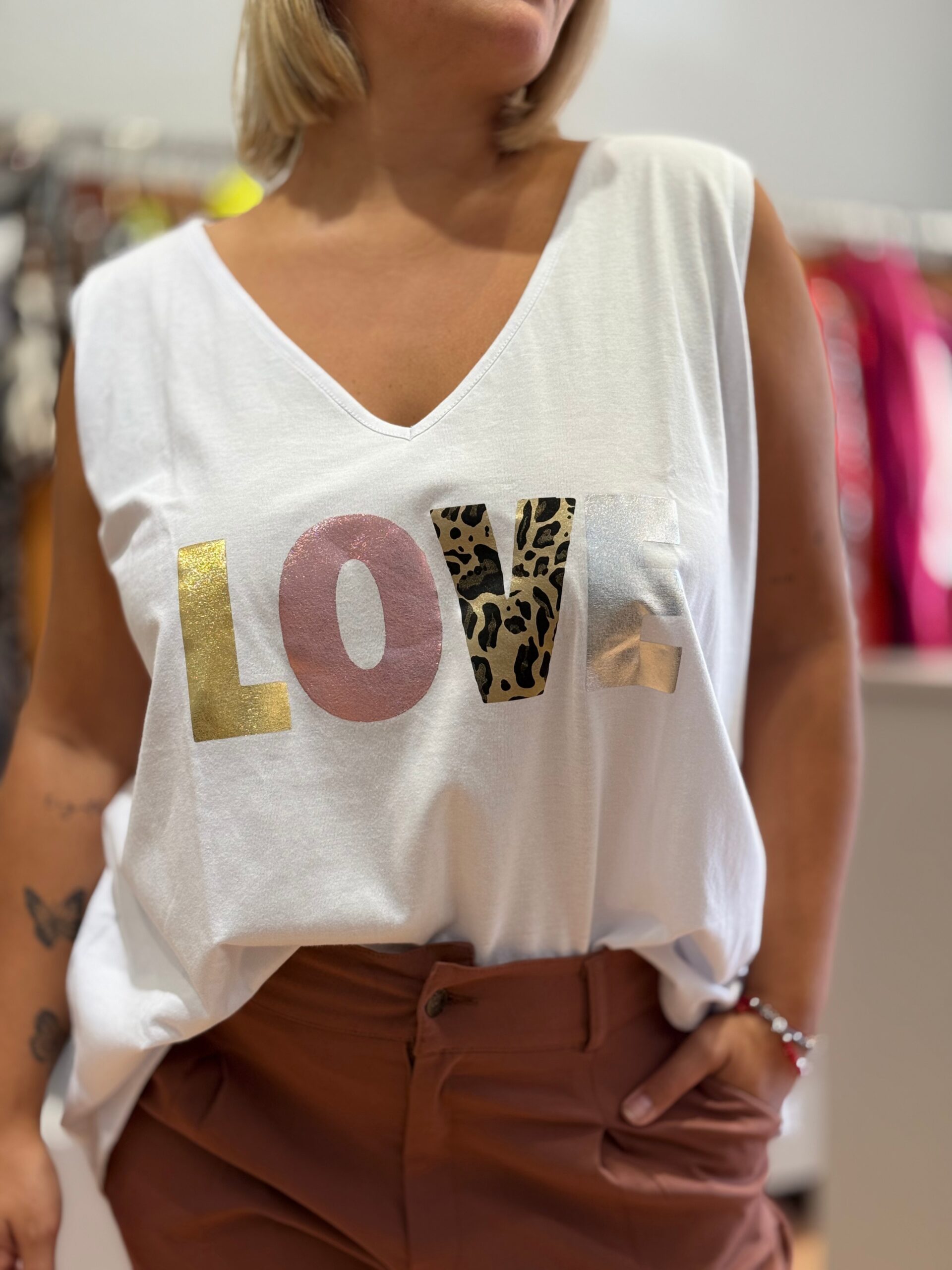 Love Dorado Musculosa - Imagen 2