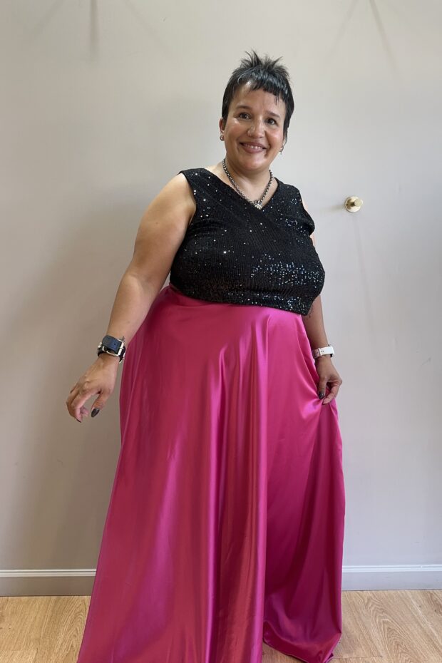 Tahiliana Falda Cruzada.