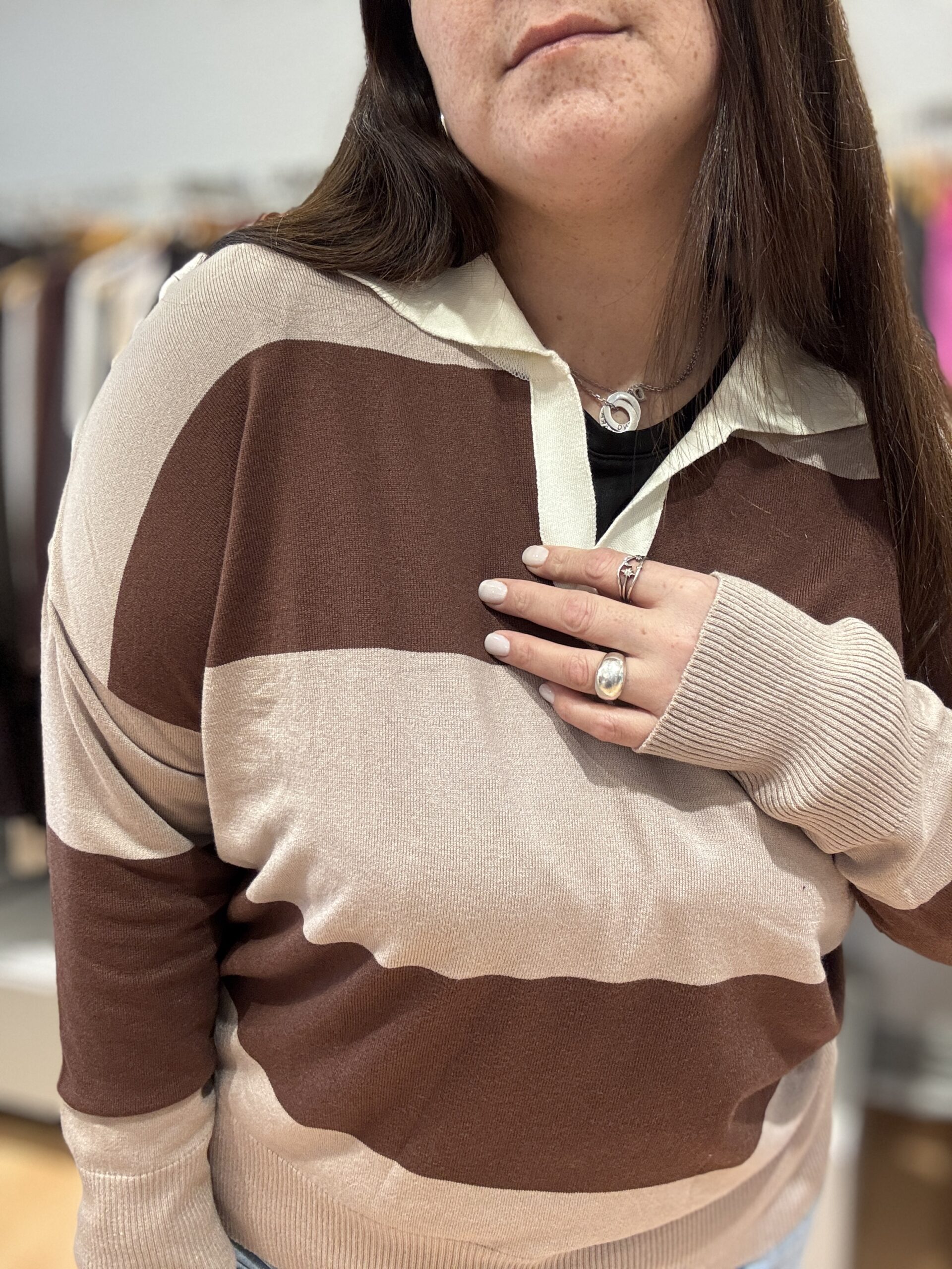 Polo Rayado Sweater - Imagen 3