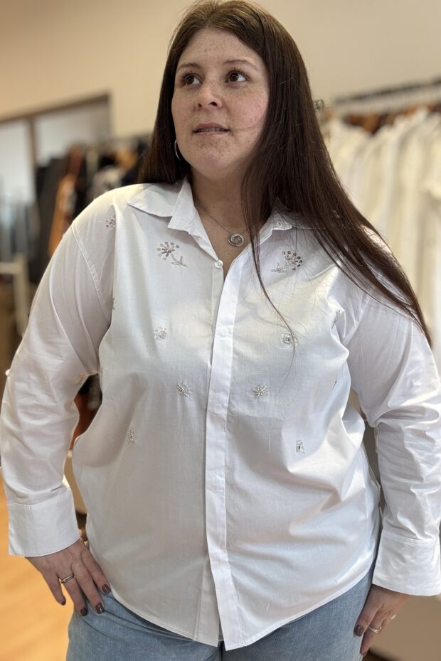 Camisa bordada over