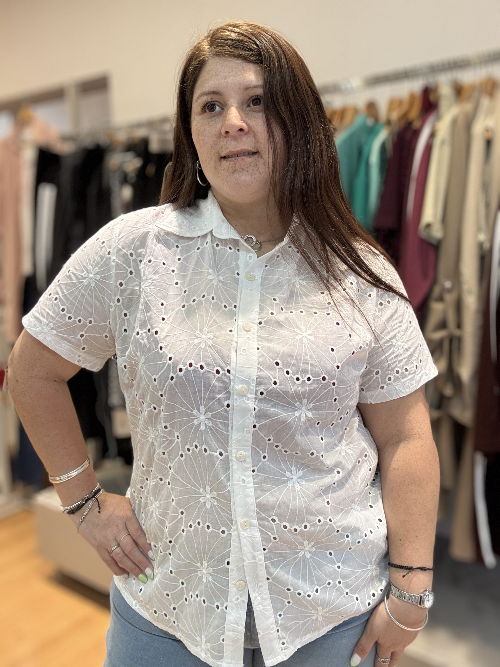 Lisette Camisa Broderie
